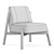 Elegant Gardi Terra Armchair 3D model small image 6