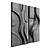 Modern Sculptural Wall Art Set 3D model small image 12