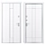 Rodan F-129 Metal Entrance Door 3D model small image 4