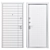 Rodos Metal Entrance Door, F-124 3D model small image 4