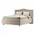 Elegant Vicensa Style Bed 3D model small image 1