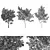 Forest Grove Miniature Tree Set 3D model small image 2