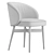 Elegant Norah Chair: Luxury Comfort 3D model small image 4