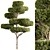 Sculpted Tree Duo - Set 308 3D model small image 1