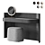 Modern Makeup Vanity Set 3D model small image 3