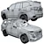 Toyota Land Cruiser 300 3D Model 3D model small image 7