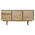 Hubsch Sideboard - Natural Oak 3D model small image 2