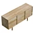 Hubsch Sideboard - Natural Oak 3D model small image 5