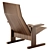 Modern Design Lounge Chair 3D 3D model small image 2