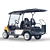 Yamaha UMAX 2X2 Golf Cart 3D model small image 2