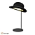 Charlie Black Table Lamp 3D model small image 1