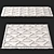 Designer Light Grey Carpet 230x160cm 3D model small image 2