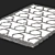 Designer Light Grey Carpet 230x160cm 3D model small image 5