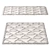 Designer Light Grey Carpet 230x160cm 3D model small image 7