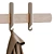 Bolia Coat Hanger with Hooks 3D model small image 7