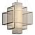 Quartz & Alabaster Chandelier, Polished Nickel 3D model small image 3