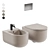 Geromin Stino Wall-Hung WC&Bidet 3D model small image 1