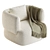 Modern Martina Swivel Armchair in Off-White Boucle 3D model small image 3