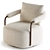 Modern Zayden Swivel Chair 3D model small image 3