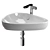 Delafon Nouvelle Vague Basin Set 3D model small image 2