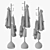 Bedroom Coat Rack Stand Model 3D model small image 5