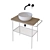  Elegant Fuji Ceramic Sink 3D model small image 1