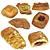 Assorted Baking Models Set 3D model small image 1