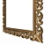 Elegant Classic 3D Frame Mirror 3D model small image 3