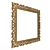 Elegant Classic 3D Frame Mirror 3D model small image 4