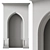 Customizable Model Arabic Arch 3D model small image 1