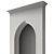 Customizable Model Arabic Arch 3D model small image 4