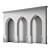 Customizable Model Arabic Arch 3D model small image 6