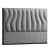 Headboard 6: Dual Design Options 3D model small image 3