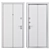 Fortress Metal Entry Door 900x2050mm 3D model small image 4