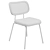 Elegant Sirine Rattan Side Chair 3D model small image 7