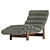 Elegant Upholstered Philippe Chaise Lounge 3D model small image 22