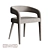 Customizable Ergonomic Velveary Chair 3D model small image 1