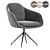 Modern Textile Grey Lounge Chair 3D model small image 2