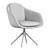 Modern Textile Grey Lounge Chair 3D model small image 5