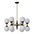 Elegant Zimma Chandelier 700mm Height 3D model small image 1