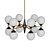 Elegant Zimma Chandelier 700mm Height 3D model small image 2