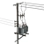 Electric Pole 3D Model Obj 3D model small image 3