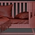 Luxury Prince Santi Bed 421 3D model small image 5