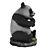 Panda Decorative Statue Figurine 3D model small image 4