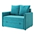 Solo Sofa, Compact Size, Stylish 3D model small image 5