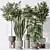 Modern Indoor Plant set Collection 3D model small image 2