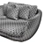 Modern Montreal 2-Seat Sofa 3D model small image 7