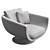 Modern Montreal Armchair: Artistic Design 3D model small image 6