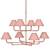 Rigby Grande Two-Tier Chandelier: Visual Comfort 3D model small image 7