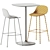 Muuto Fibre Cafe Bar Set 3D model small image 6